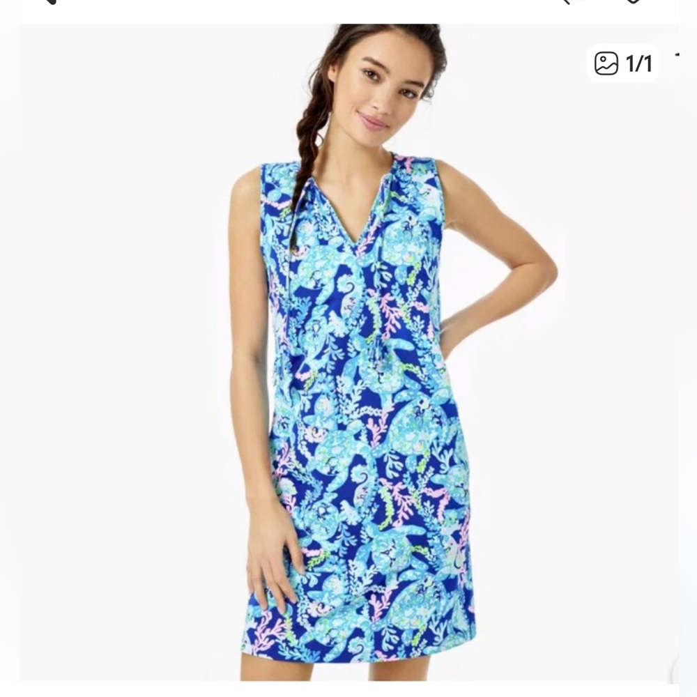 Lilly Pulitzer Johanna Cover Up in Turtle Villa